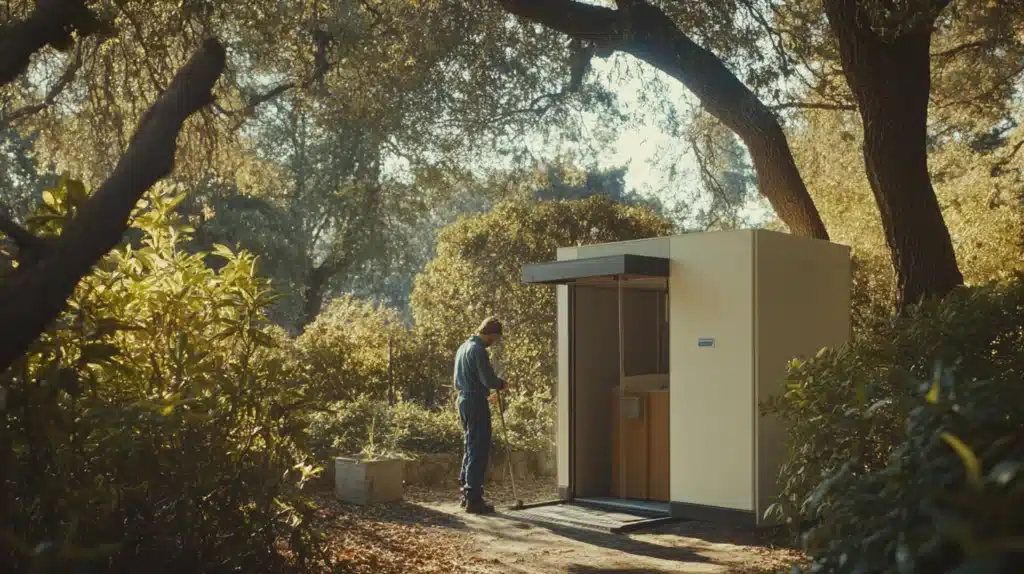 Entretien toilettes sèches